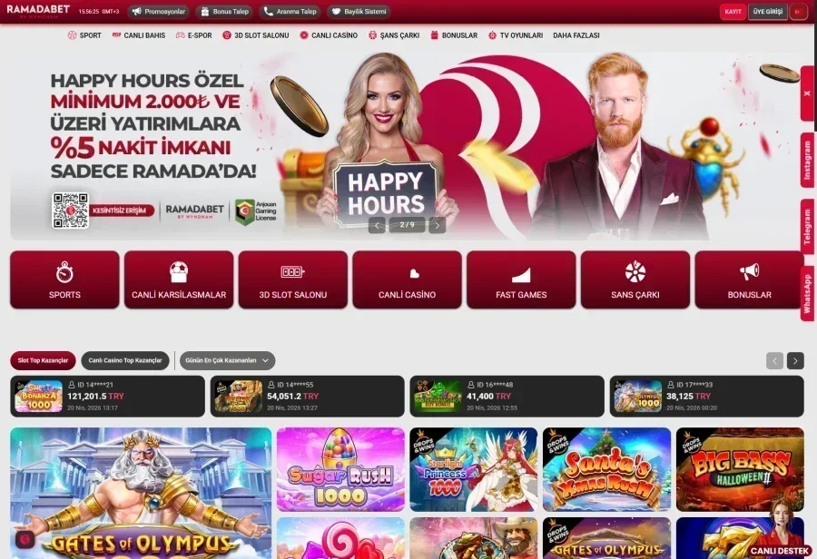 Ramadabet ekran görüntüsü